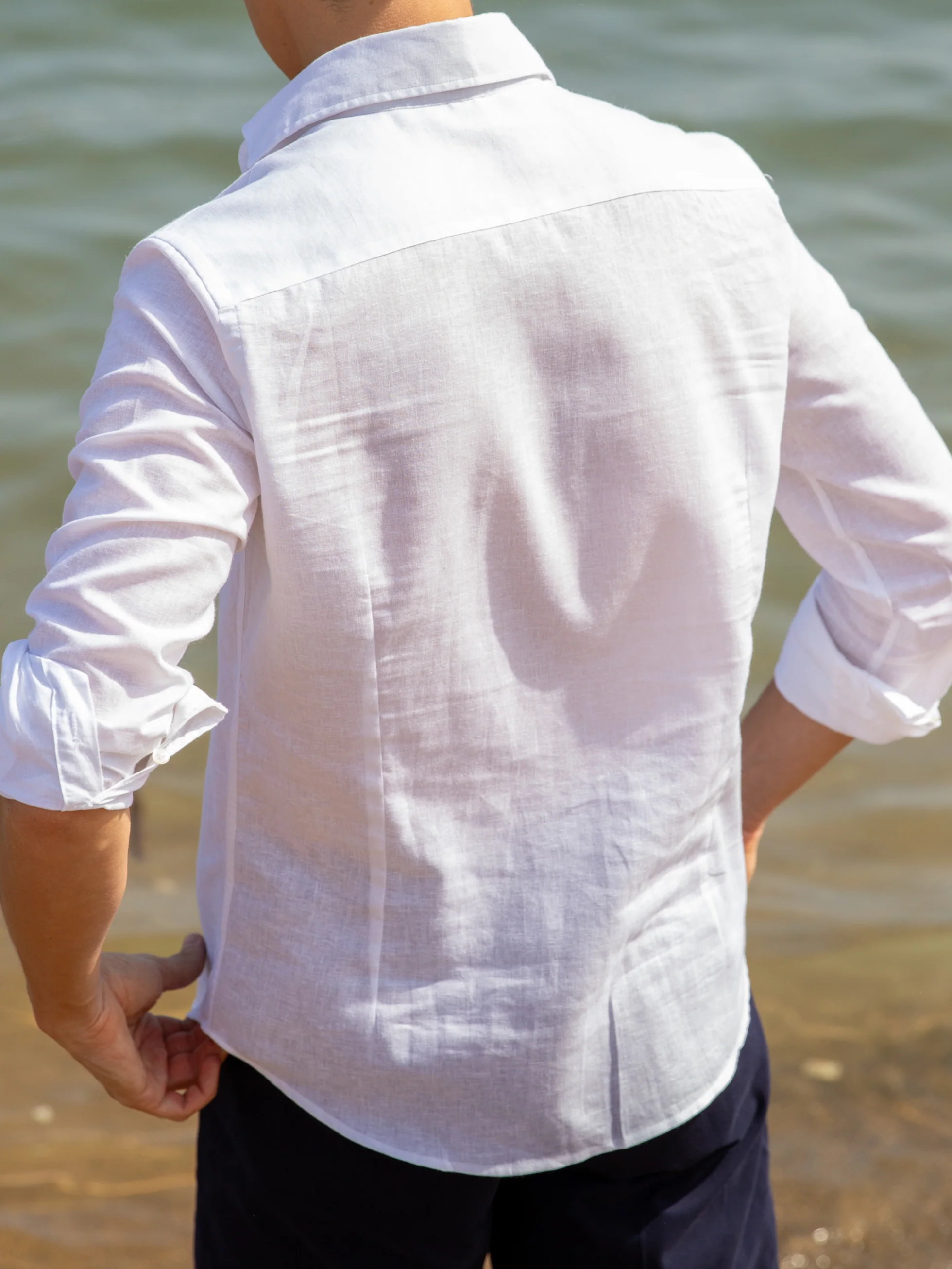 Camisa de Algodón y Lino - Image 3