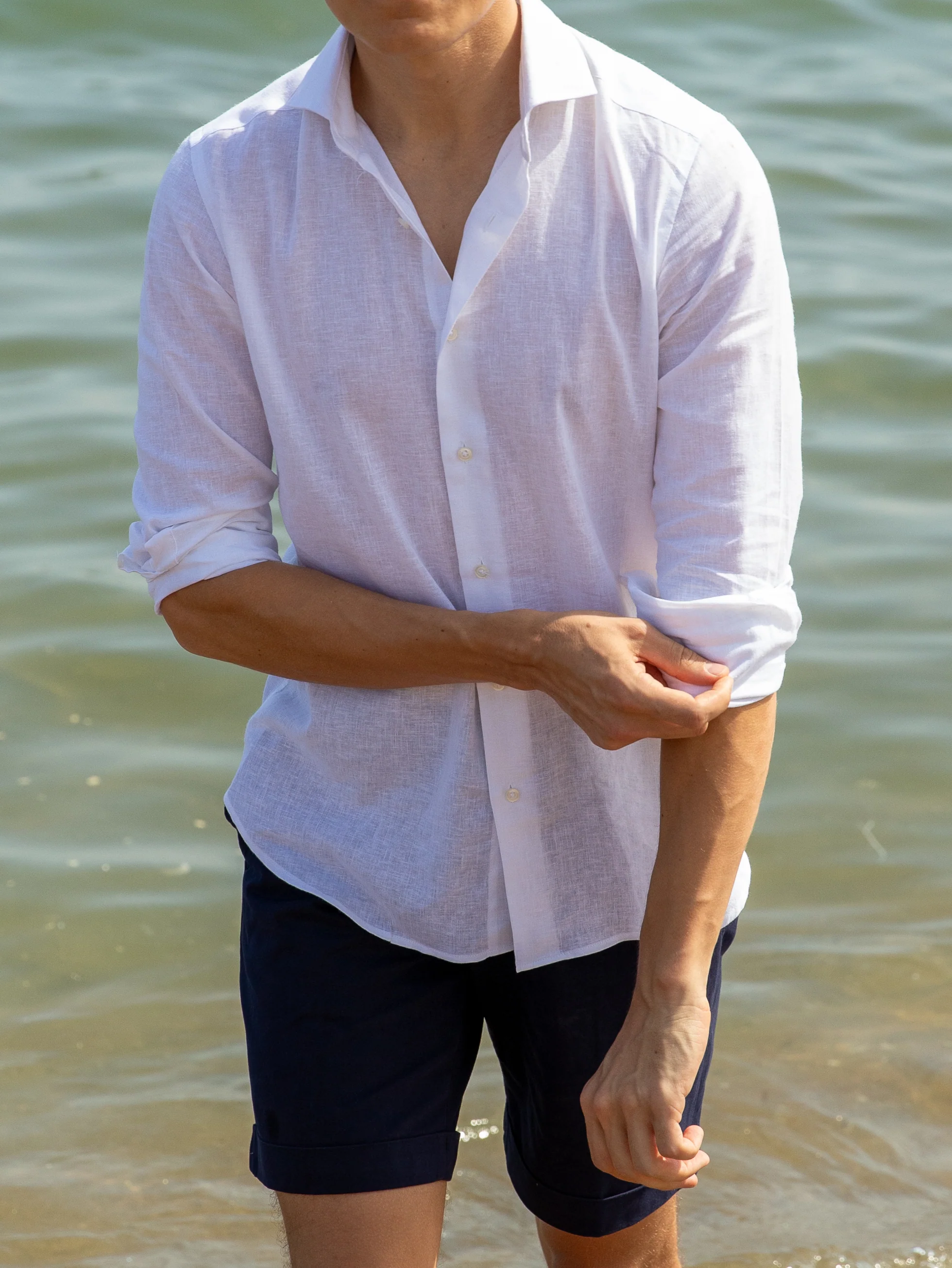 Camisa de Algodón y Lino - Image 6